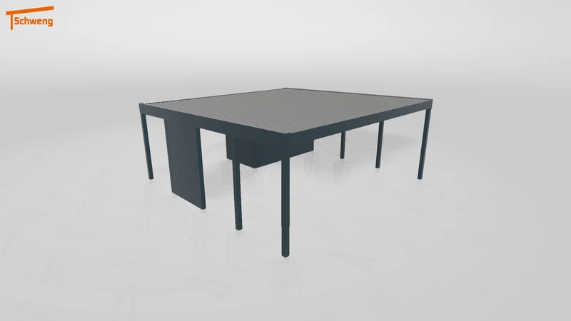 #DE Schweng Flachdachcarport C600+ (ID 9wxmn8)