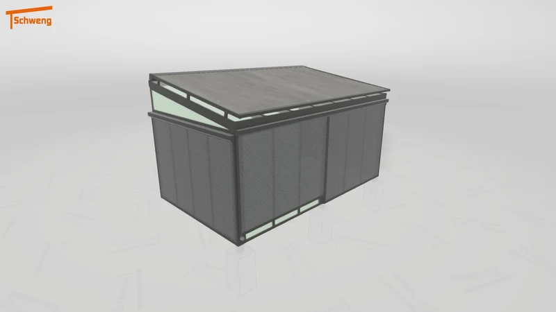 #DE Schweng Terrassenüberdachung S400 (ID 775zkz)