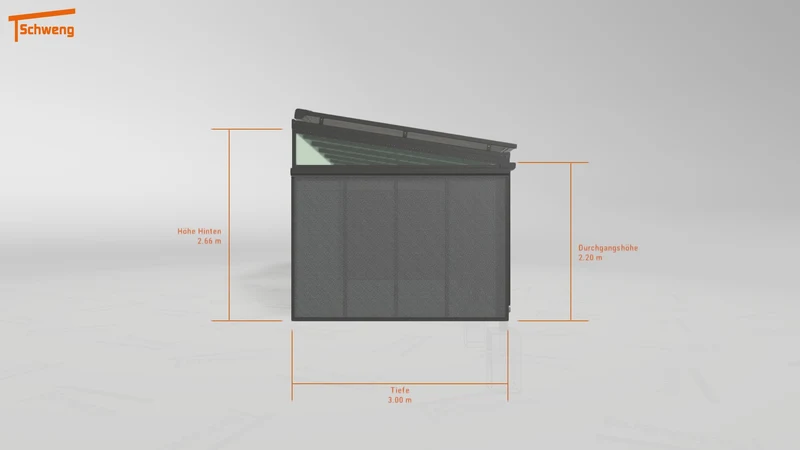 #DE Schweng Terrassenüberdachung S400 (ID 775zkz)