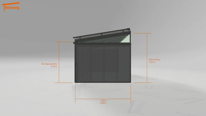 #DE Schweng Terrassenüberdachung S400 (ID 775zkz)