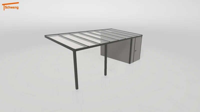 #DE Schweng Pultdachcarport S350 (ID rjrbmk)