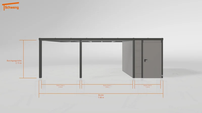 #DE Schweng Pultdachcarport S350 (ID rjrbmk)