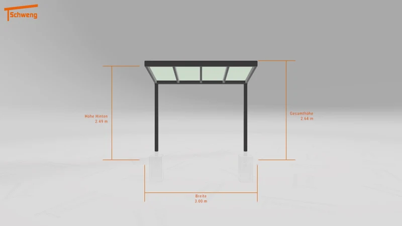 #DE Schweng Terrassenüberdachung S350 (ID 857kwn)