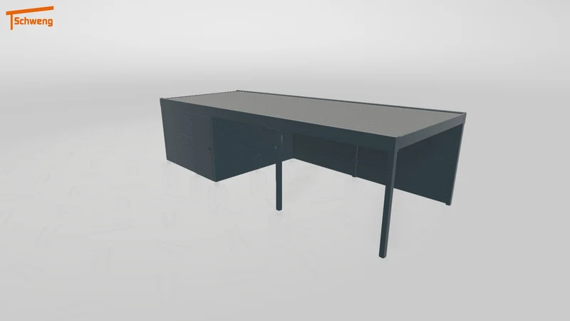 #DE Schweng Flachdachcarport C600 (ID rjr94n) #MTG