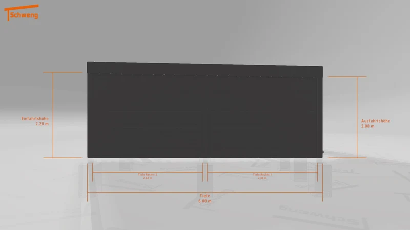 #DE Schweng Flachdachcarport C600+ (ID g7pwrp) #MTG