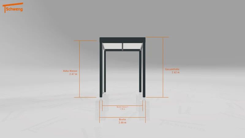 #AT Schweng Terrassenüberdachung S350 (ID w3y844)
