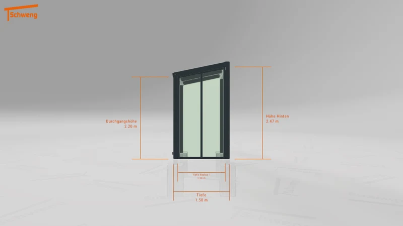 #AT Schweng Terrassenüberdachung S350 (ID w3y844)