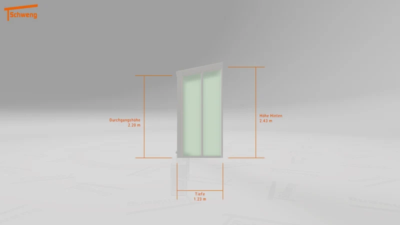 #DE Schweng Terrassenüberdachung S350 (ID zbxzdy)