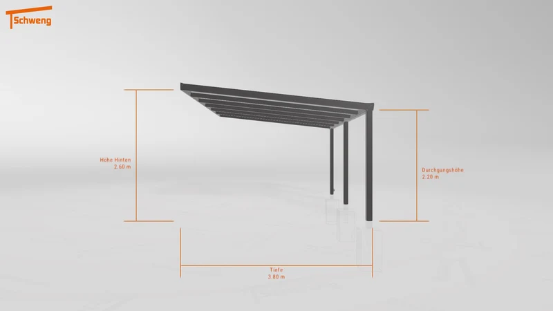 #AT Schweng Terrassenüberdachung S400 (ID zbx7dd)