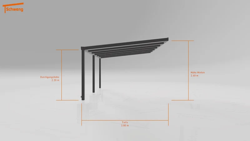 #AT Schweng Terrassenüberdachung S400 (ID zbx7dd)