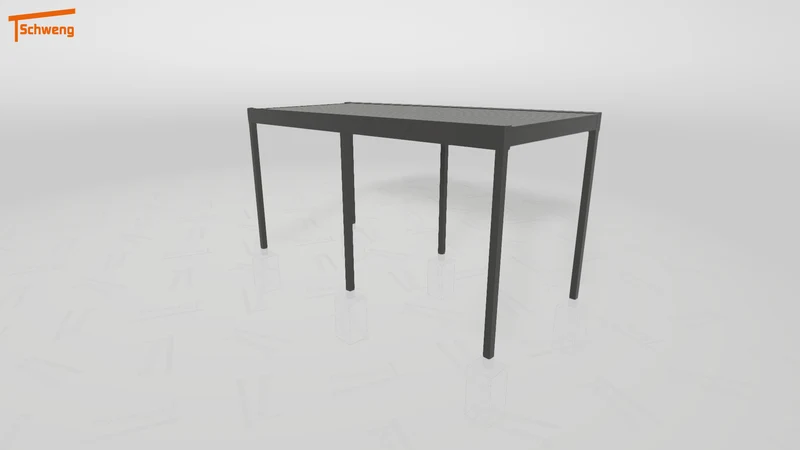 #DE Schweng Flachdachcarport C600 (ID jjrw7x)