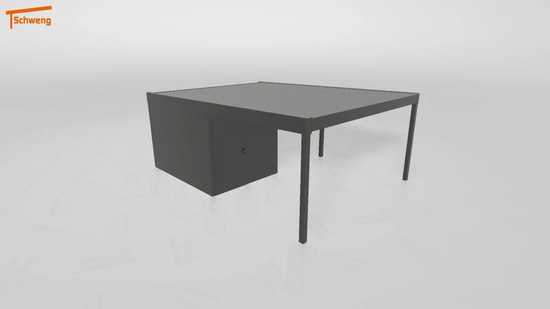 #CH Schweng Flachdachcarport C600 (ID k2rz8g)