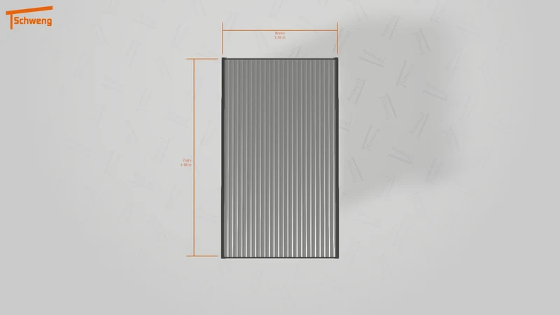 #DE Schweng Flachdachcarport C600 (ID 42vnw7)