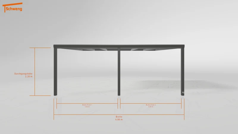 #DE Schweng Pultdachcarport S400 (ID 5m9w2z)