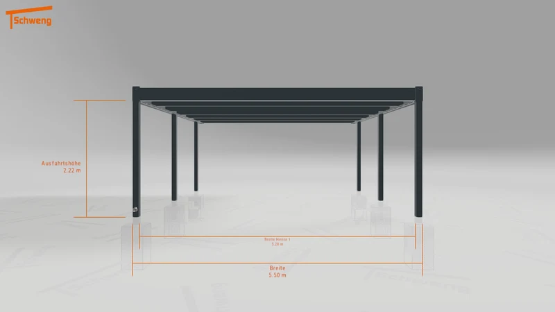 #DE Schweng Flachdachcarport C600 (ID dvzpqb) #MTG