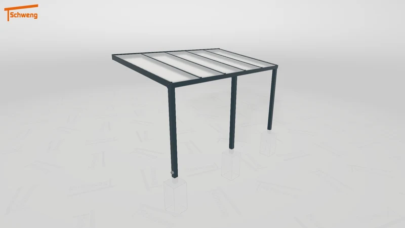 #DE Schweng Pultdachcarport S350 (ID n54jyv)