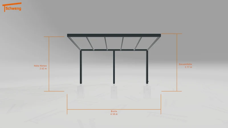 #DE Schweng Pultdachcarport S350 (ID n54jyv)