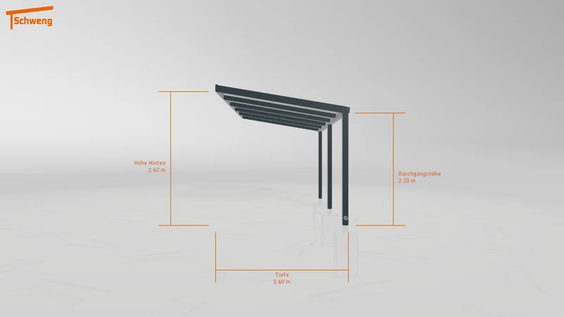 #DE Schweng Pultdachcarport S350 (ID n54jyv)