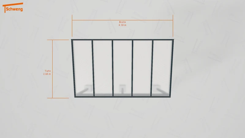 #DE Schweng Pultdachcarport S350 (ID pbqz74)