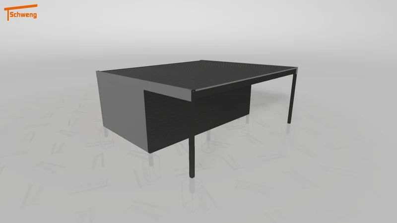 #DE Schweng Flachdachcarport C600 (ID mjrnbz) #MTG