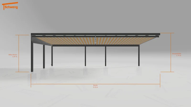 #DE Schweng Terrassenüberdachung S400 (ID w3y89g)