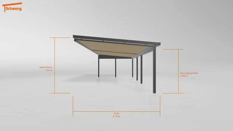 #DE Schweng Terrassenüberdachung S400 (ID w3y89g)
