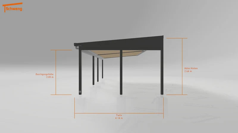 #DE Schweng Terrassenüberdachung S400 (ID w3y89g)