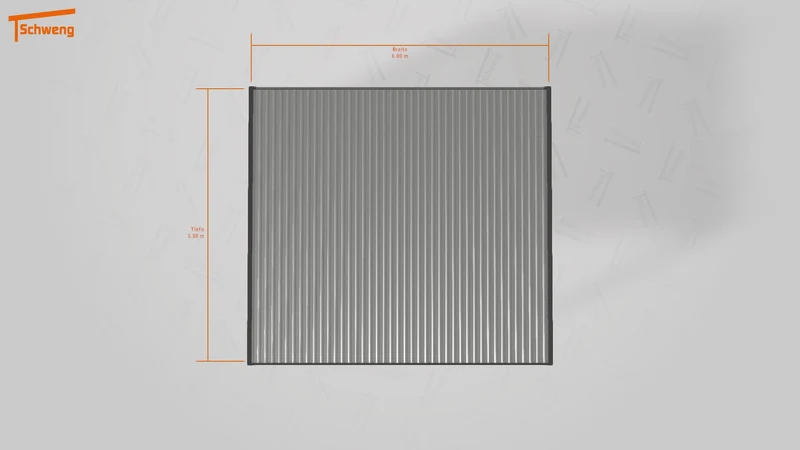#CH Schweng Flachdachcarport C600+ (ID 775nrj) #MTG