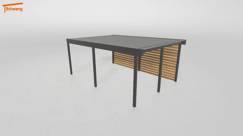 #DE Schweng Flachdachcarport C600 (ID k2rpzm) #MTG