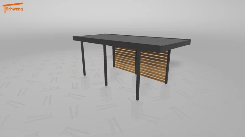 #DE Schweng Flachdachcarport C600 (ID 857kx7) #MTG