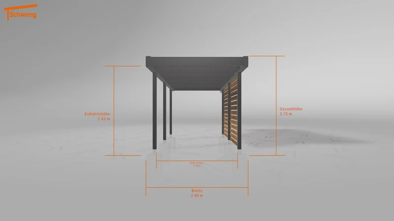 #DE Schweng Flachdachcarport C600 (ID 857kx7) #MTG