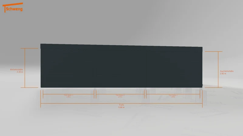 #DE Schweng Flachdachcarport C600 (ID 2qbz29) #MTG