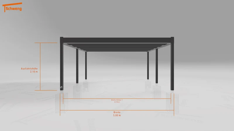 #DE Schweng Flachdachcarport C600+ (ID yg7b2b) #MTG
