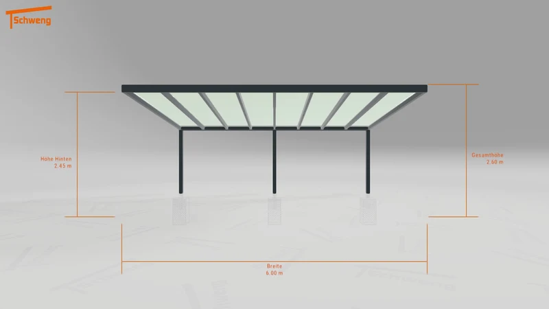 #DE Schweng Terrassenüberdachung S400 (ID yg7k2p)