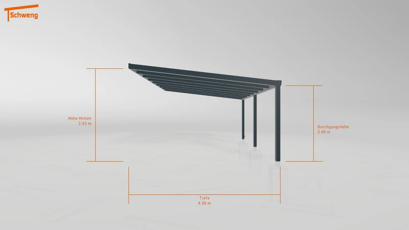 #DE Schweng Terrassenüberdachung S400 (ID yg7k2p)