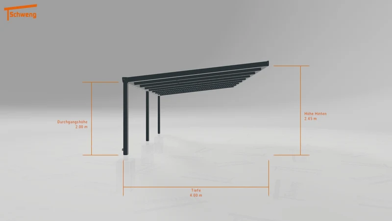 #DE Schweng Terrassenüberdachung S400 (ID yg7k2p)