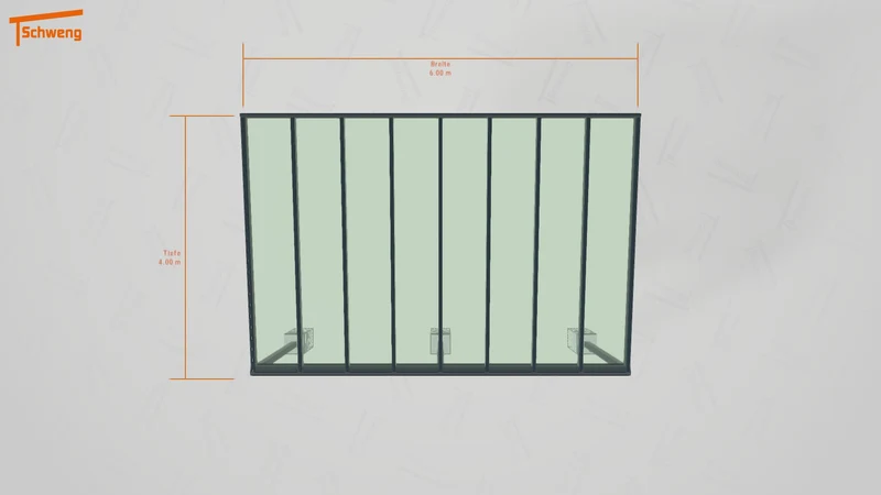 #DE Schweng Terrassenüberdachung S400 (ID yg7k2p)