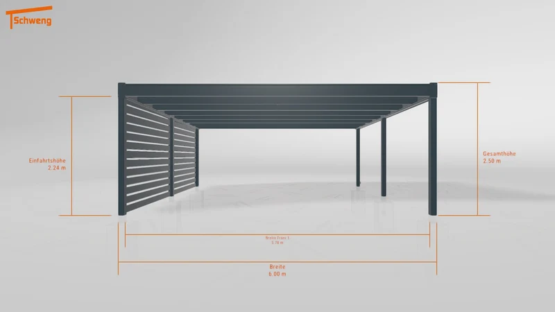 #DE Schweng Flachdachcarport C600+ (ID jjr3n7) #MTG