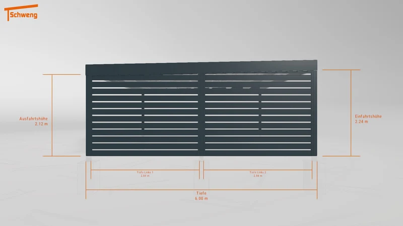 #DE Schweng Flachdachcarport C600+ (ID jjr3n7) #MTG