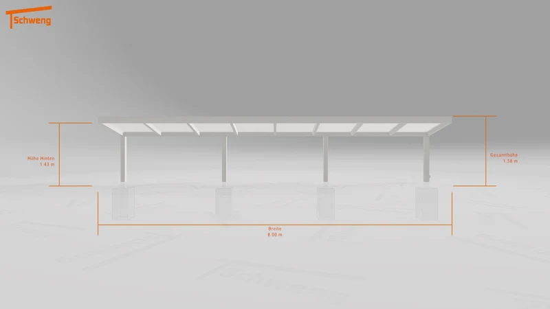#DE Schweng Terrassenüberdachung S350 (ID 5m9gdq)