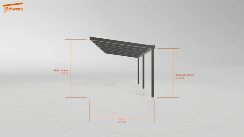#DE Schweng Terrassenüberdachung S400 (ID jjrwr7)
