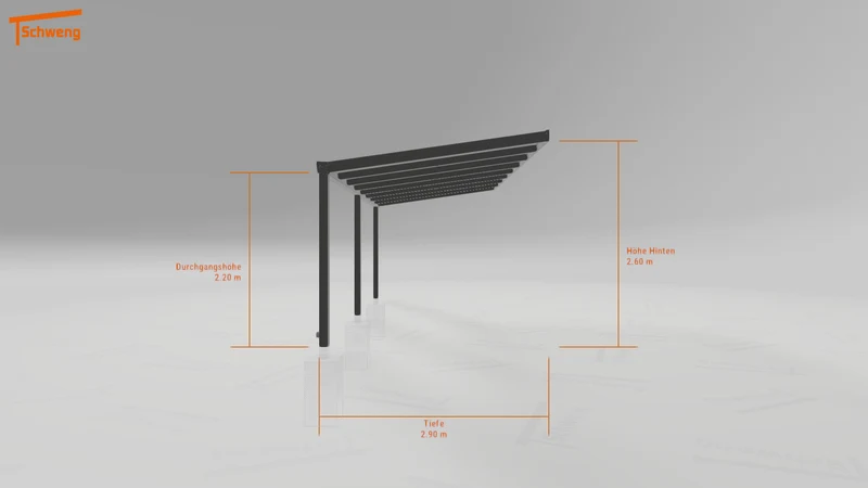 #DE Schweng Terrassenüberdachung S400 (ID jjrwr7)