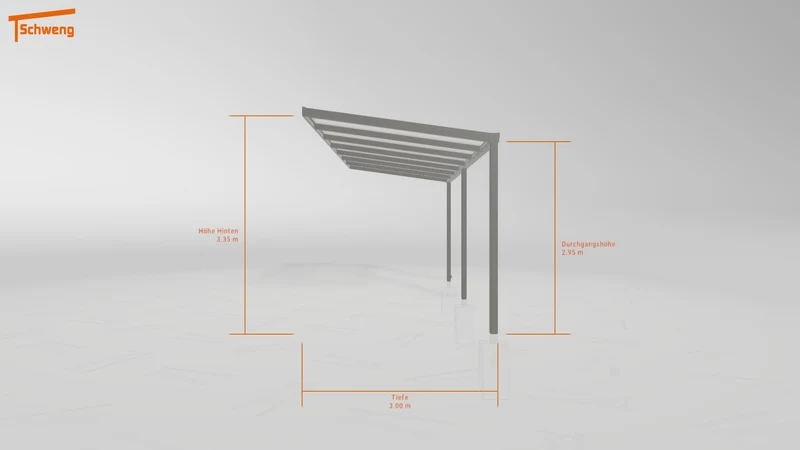 #DE Schweng Pultdachcarport S400 (ID zbxgm7)