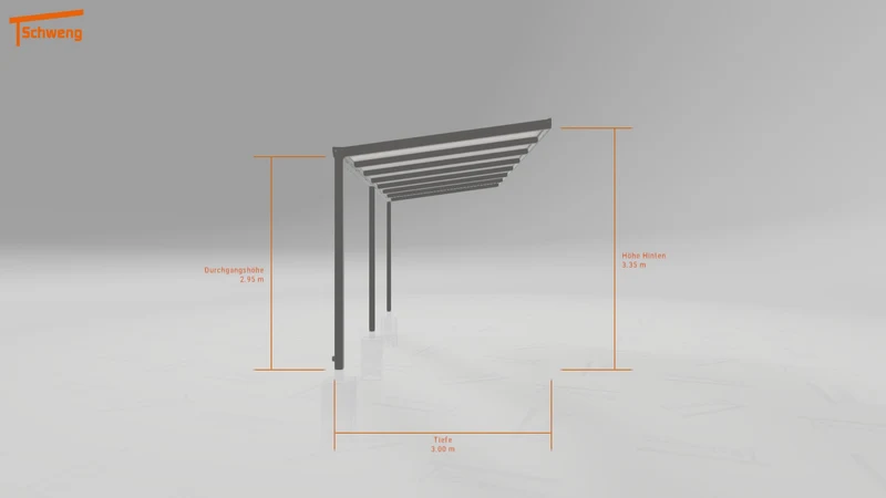 #DE Schweng Pultdachcarport S400 (ID zbxgm7)