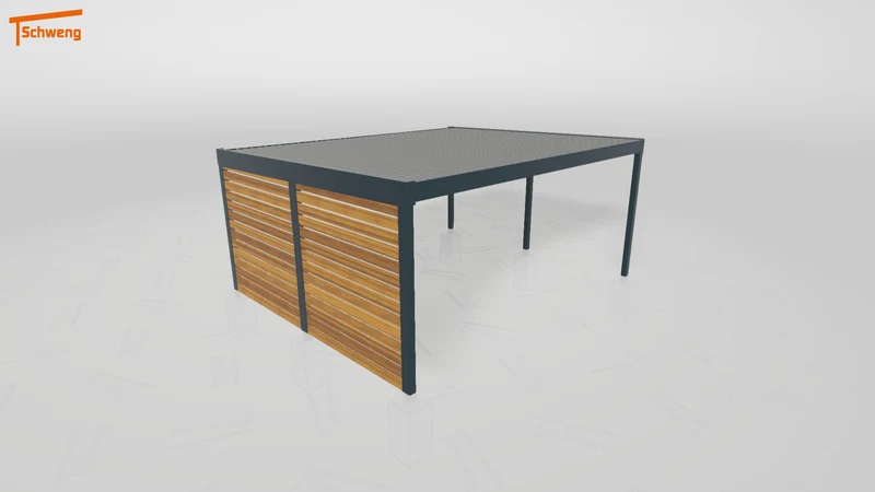 #DE Schweng Flachdachcarport C600+ (ID 33pvvx) #MTG