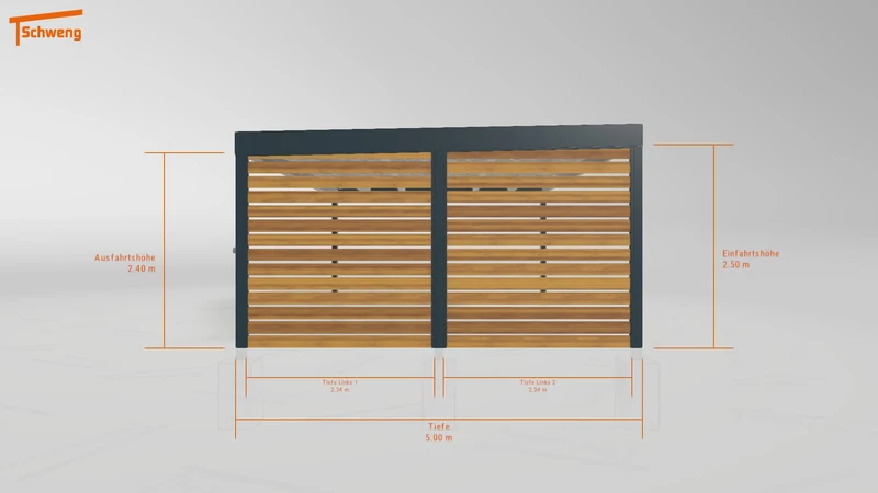 #DE Schweng Flachdachcarport C600+ (ID 33pvvx) #MTG