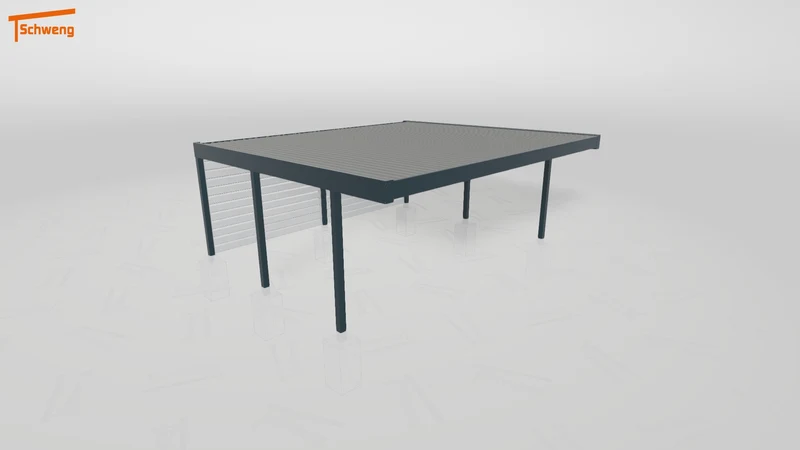 #DE Schweng Flachdachcarport C600 (ID 77595z) #MTG