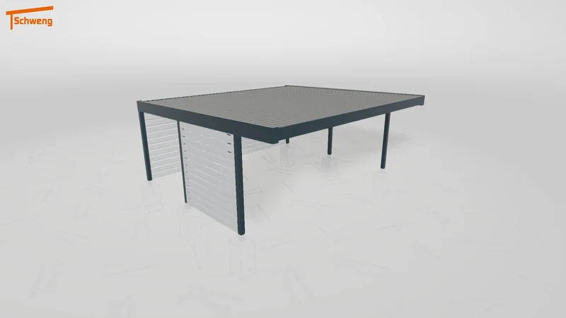 #DE Schweng Flachdachcarport C600 (ID 5m9d9p) #MTG