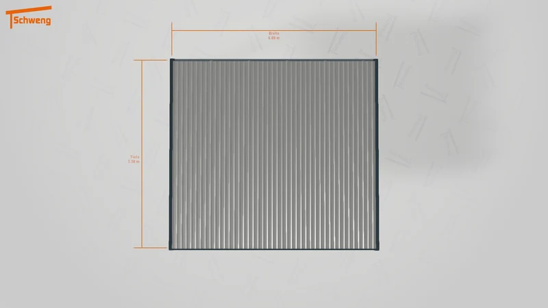 #DE Schweng Flachdachcarport C600 (ID 9wx5x9) #MTG