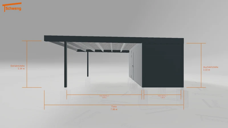 #DE Schweng Flachdachcarport C600+ (ID pbqkvq) #MTG